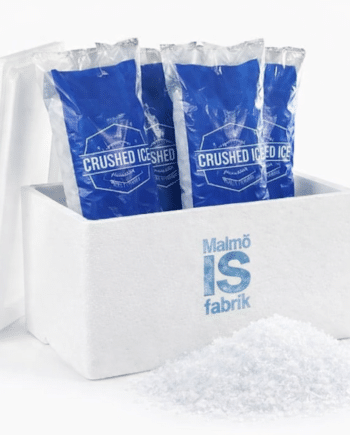 20 kg krossad is i frigolitlåda